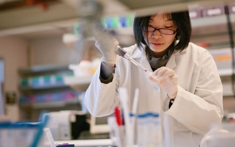 doctor in lab